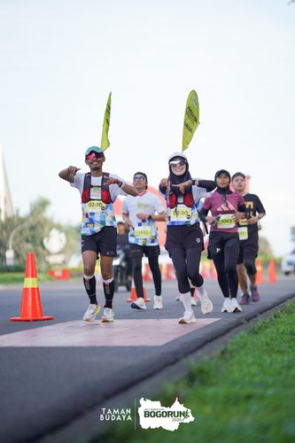 Race photo from Taman Budaya x BOGORUN 2025