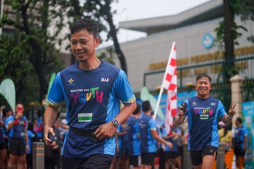 Race photo from Road to BAF Lions Run 2024