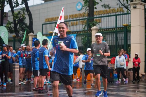 Race photo from Road to BAF Lions Run 2024