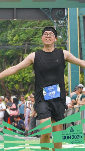 Race photo from Mangkunegaran Run 2025