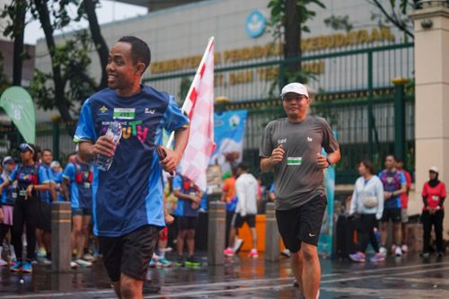 Race photo from Road to BAF Lions Run 2024