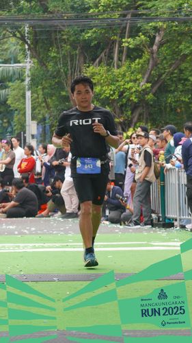 Race photo from Mangkunegaran Run 2025