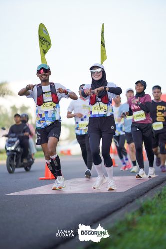 Race photo from Taman Budaya x BOGORUN 2025