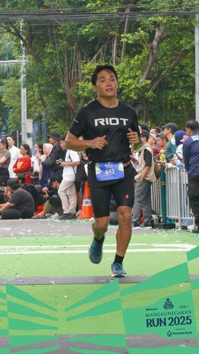 Race photo from Mangkunegaran Run 2025