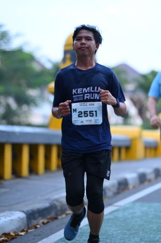 Race photo from KEMLU RUN 2025