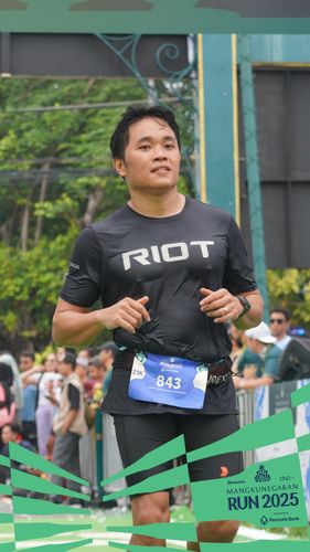 Race photo from Mangkunegaran Run 2025