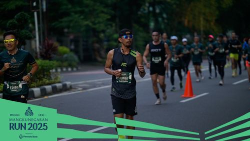 Race photo from Mangkunegaran Run 2025