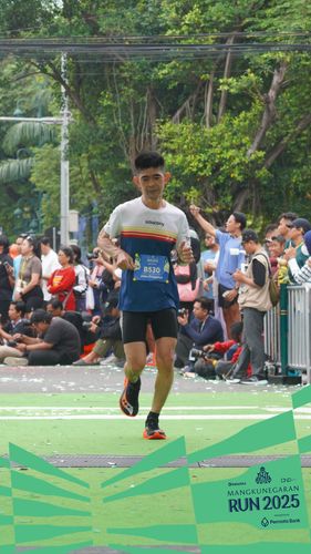 Race photo from Mangkunegaran Run 2025