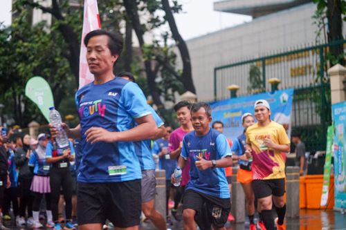 Race photo from Road to BAF Lions Run 2024