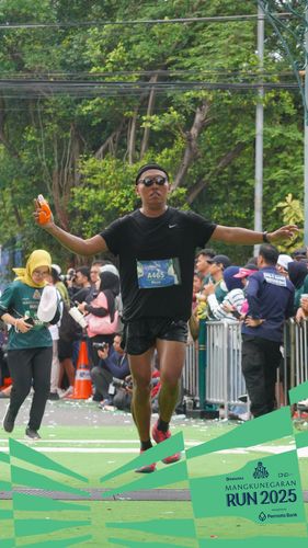 Race photo from Mangkunegaran Run 2025
