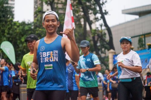 Race photo from Road to BAF Lions Run 2024