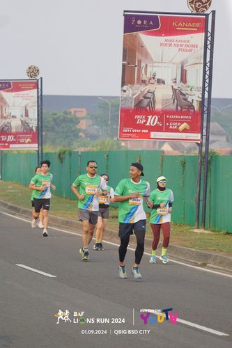 Race photo from BAF LIONS RUN 2024