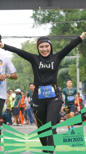Race photo from Mangkunegaran Run 2025
