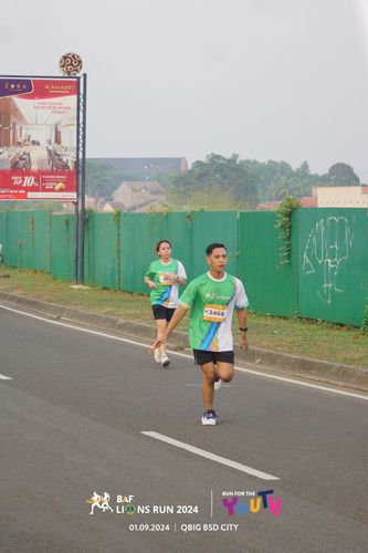 Race photo from BAF LIONS RUN 2024