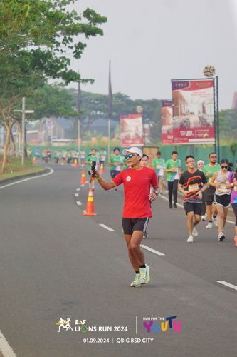 Race photo from BAF LIONS RUN 2024