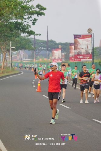 Race photo from BAF LIONS RUN 2024