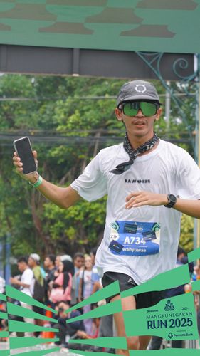 Race photo from Mangkunegaran Run 2025