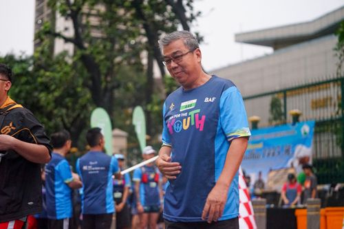 Race photo from Road to BAF Lions Run 2024