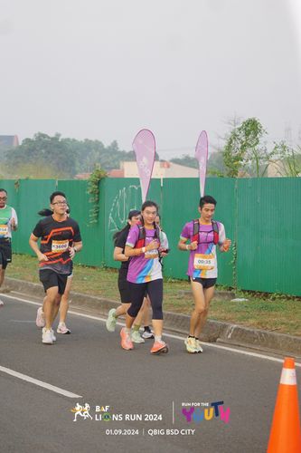Race photo from BAF LIONS RUN 2024