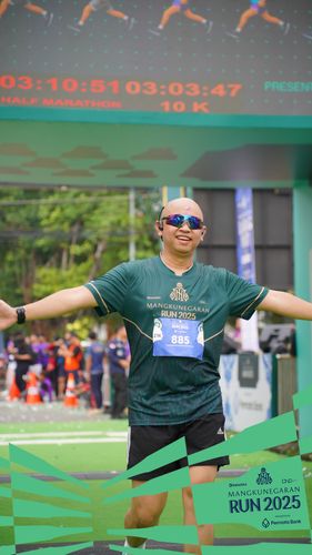 Race photo from Mangkunegaran Run 2025