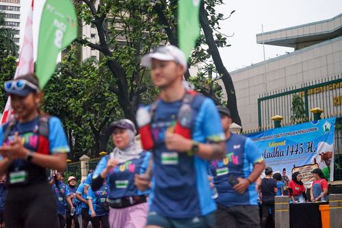 Race photo from Road to BAF Lions Run 2024