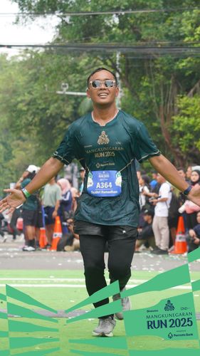 Race photo from Mangkunegaran Run 2025