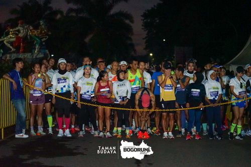 Race photo from Taman Budaya x BOGORUN 2025
