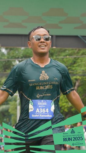 Race photo from Mangkunegaran Run 2025