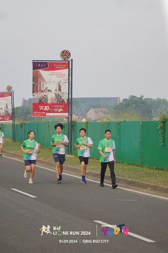 Race photo from BAF LIONS RUN 2024