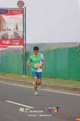 Race photo from BAF LIONS RUN 2024