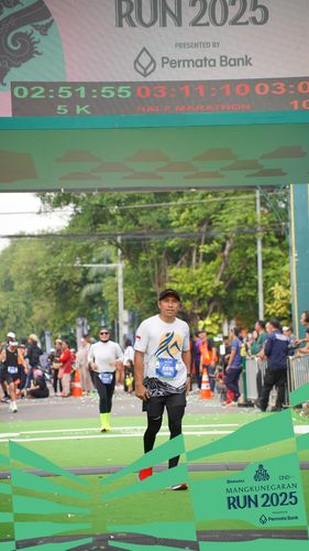 Race photo from Mangkunegaran Run 2025