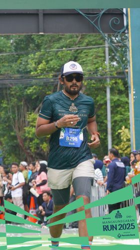 Race photo from Mangkunegaran Run 2025