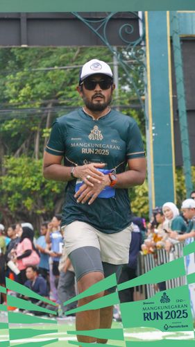 Race photo from Mangkunegaran Run 2025