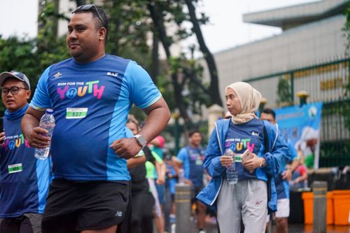 Race photo from Road to BAF Lions Run 2024