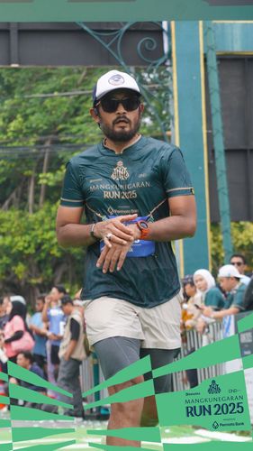 Race photo from Mangkunegaran Run 2025