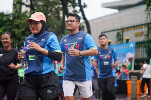 Race photo from Road to BAF Lions Run 2024