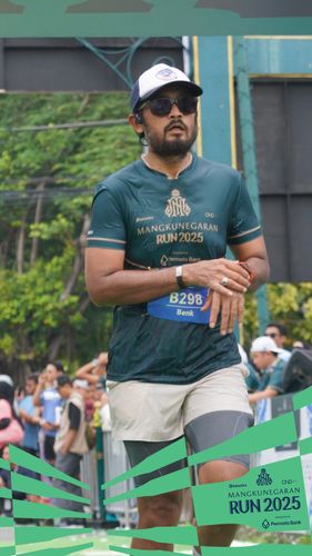Race photo from Mangkunegaran Run 2025