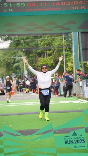 Race photo from Mangkunegaran Run 2025