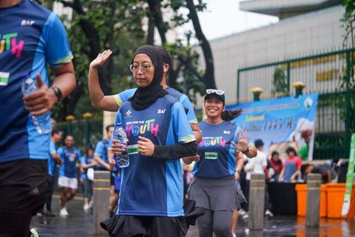 Race photo from Road to BAF Lions Run 2024