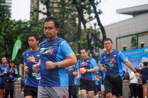 Race photo from Road to BAF Lions Run 2024