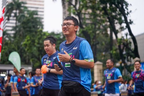 Race photo from Road to BAF Lions Run 2024