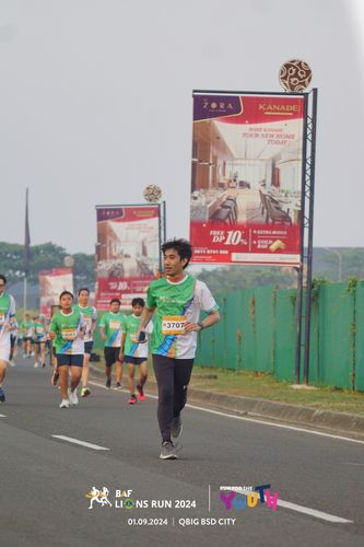 Race photo from BAF LIONS RUN 2024