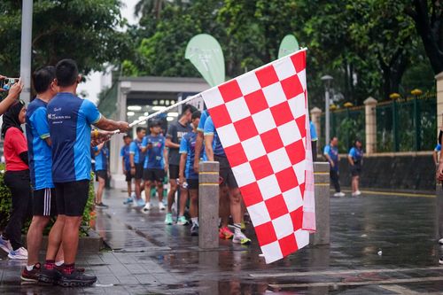 Race photo from Road to BAF Lions Run 2024