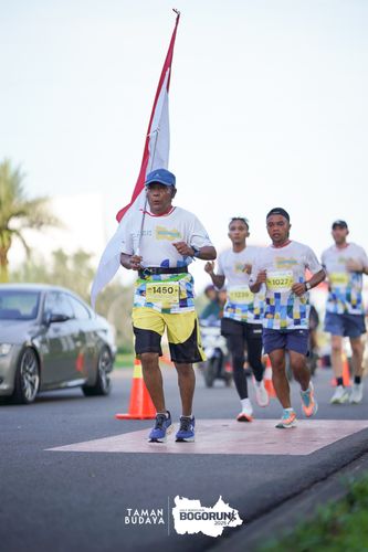 Race photo from Taman Budaya x BOGORUN 2025