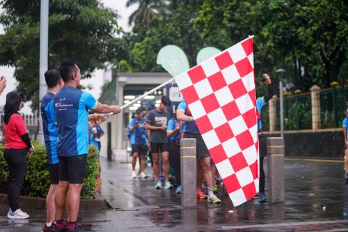 Race photo from Road to BAF Lions Run 2024