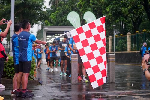 Race photo from Road to BAF Lions Run 2024