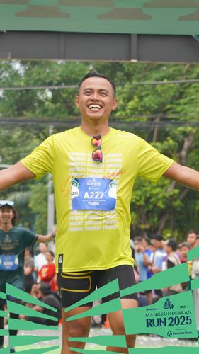 Race photo from Mangkunegaran Run 2025