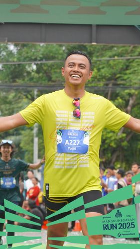 Race photo from Mangkunegaran Run 2025