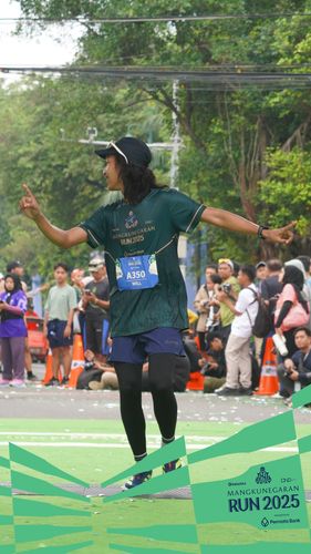 Race photo from Mangkunegaran Run 2025