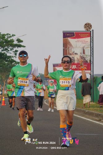 Race photo from BAF LIONS RUN 2024